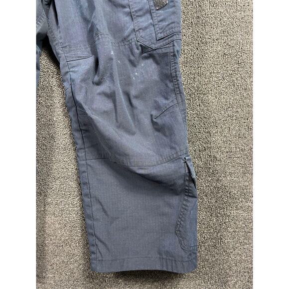 5.11 Tactical Pants Mens 36x30 Navy Blue Cargo Ripstop Work Outdoor Hiking - Picture 8 of 11